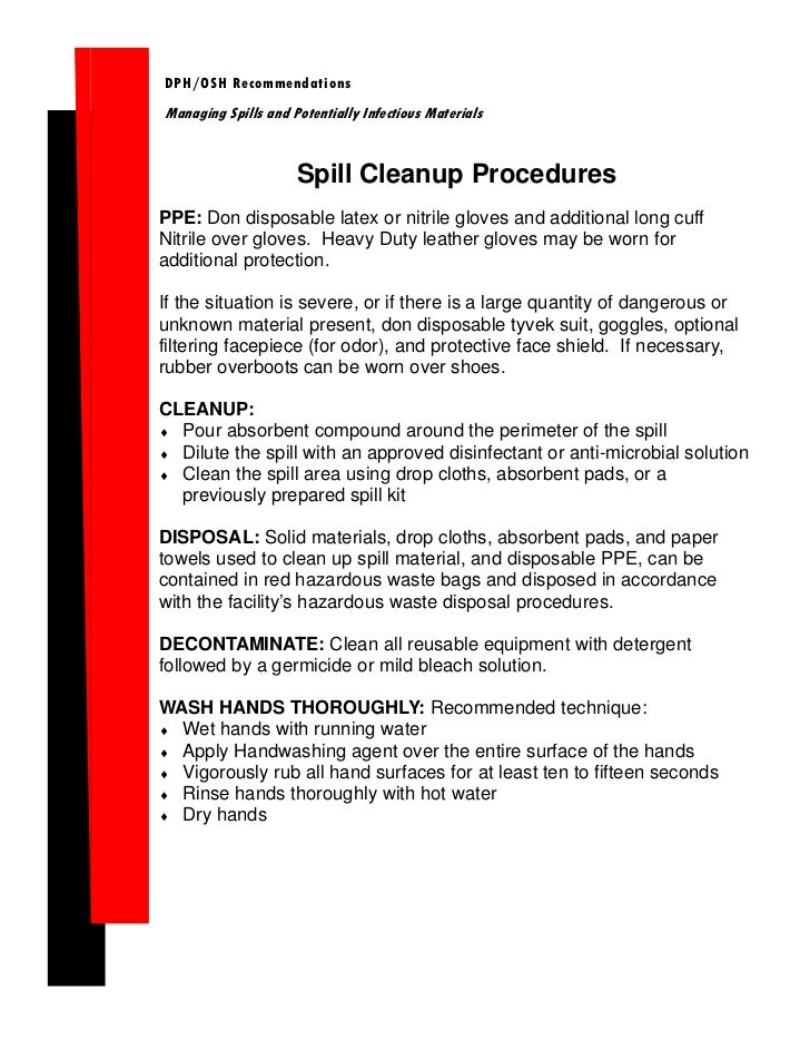Spill Cleanup