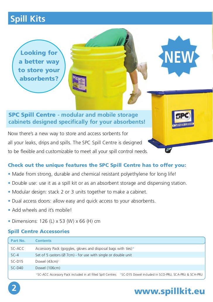 Spill kits and Containment Systems