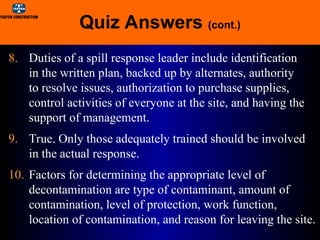 Spill Prevention Awareness Training .ppt