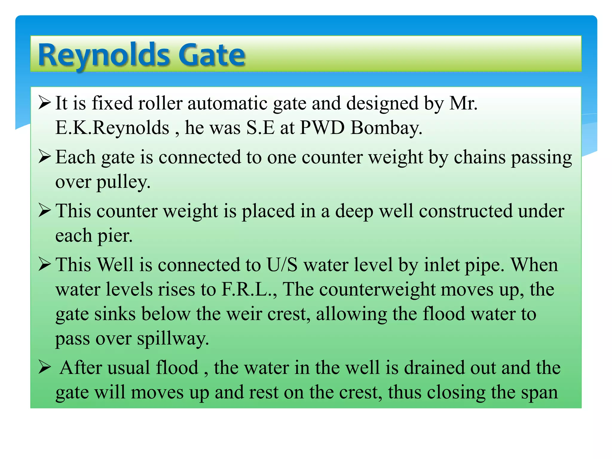 Spillway and gates | PPTX