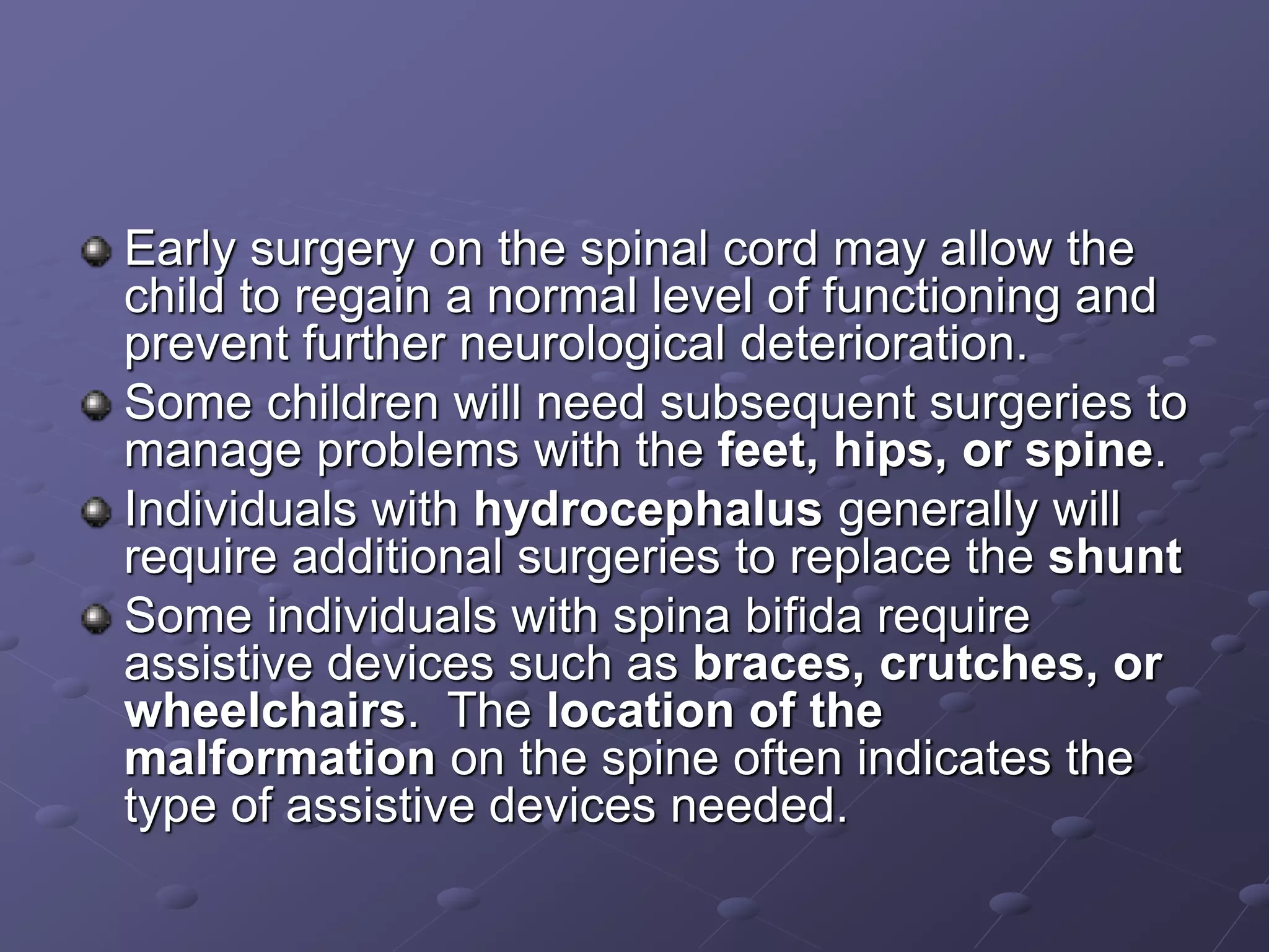 Debating On Spina Bifida Prevention Reference: Spina Bifida