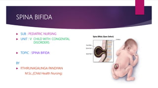 Spina bifida ppt | PPTX