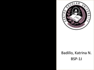 Badillo, Katrina N.
BSP-1J
 