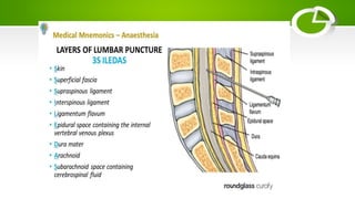 spinal anesthesia ........................................ | PPTX