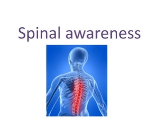 Spinal awareness 
 
