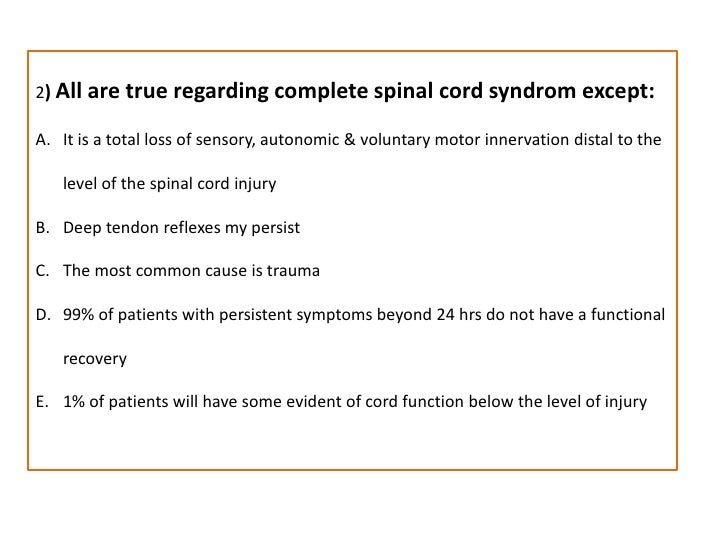 Spinal Cord Disorders Spinal Cord Disorders