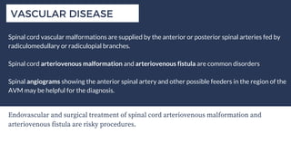 Spinal Cord Disease - Clinical Presentations and Management | PDF