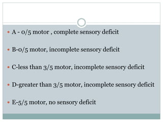 Spinal cord injuries.. | PPTX