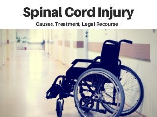 SpinalCordInjury
Causes, Treatment, Legal Recourse
 