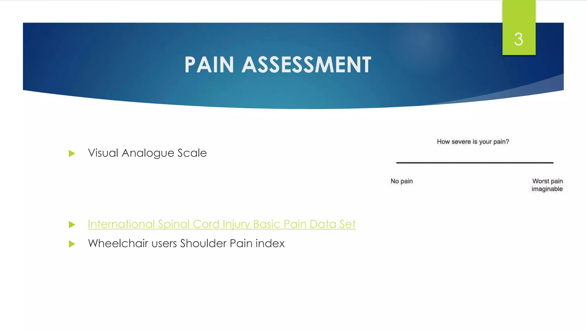 Spinal cord injury assessment | PPTX