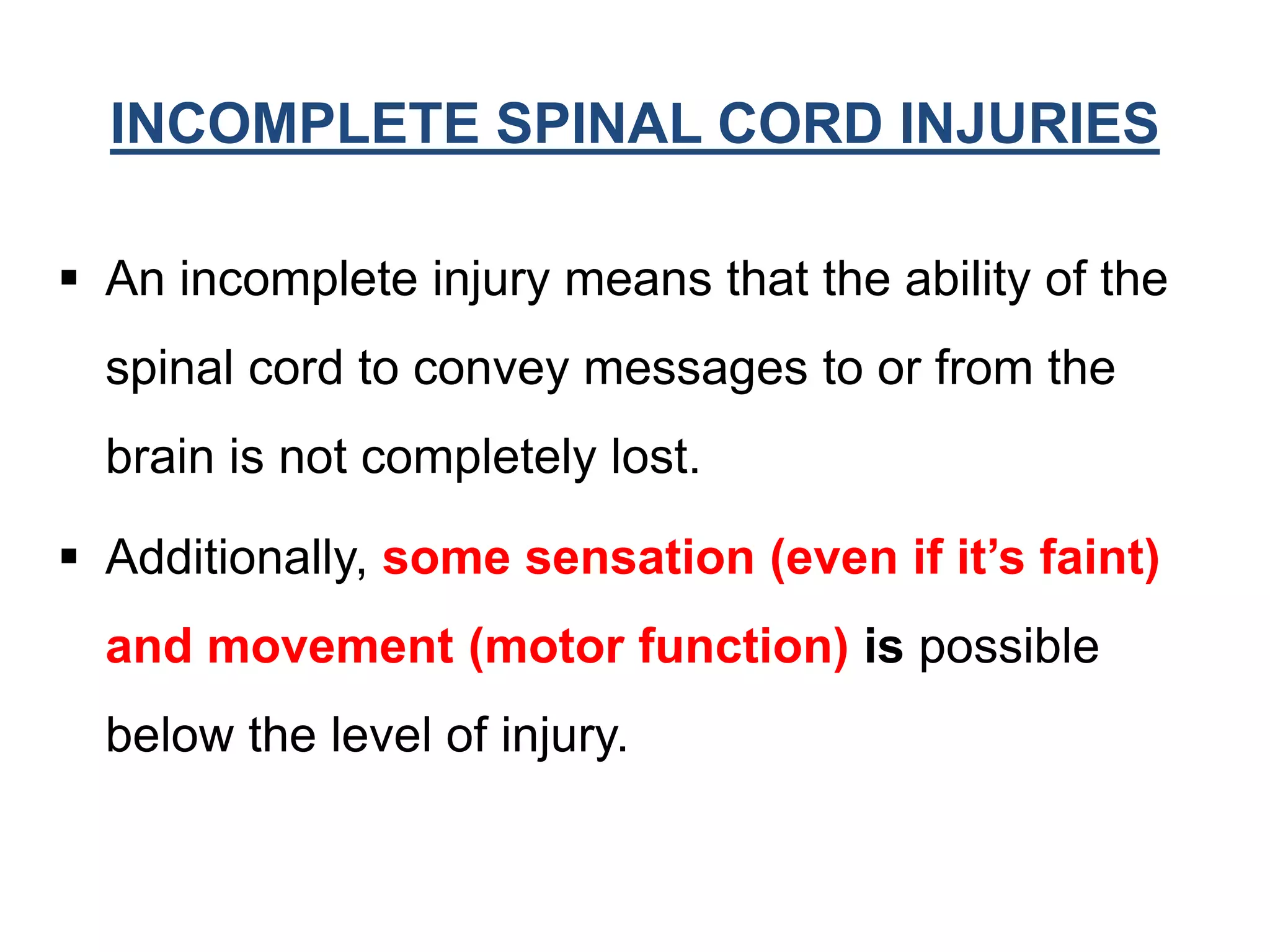 Spinal Cord Injuries | PPTX