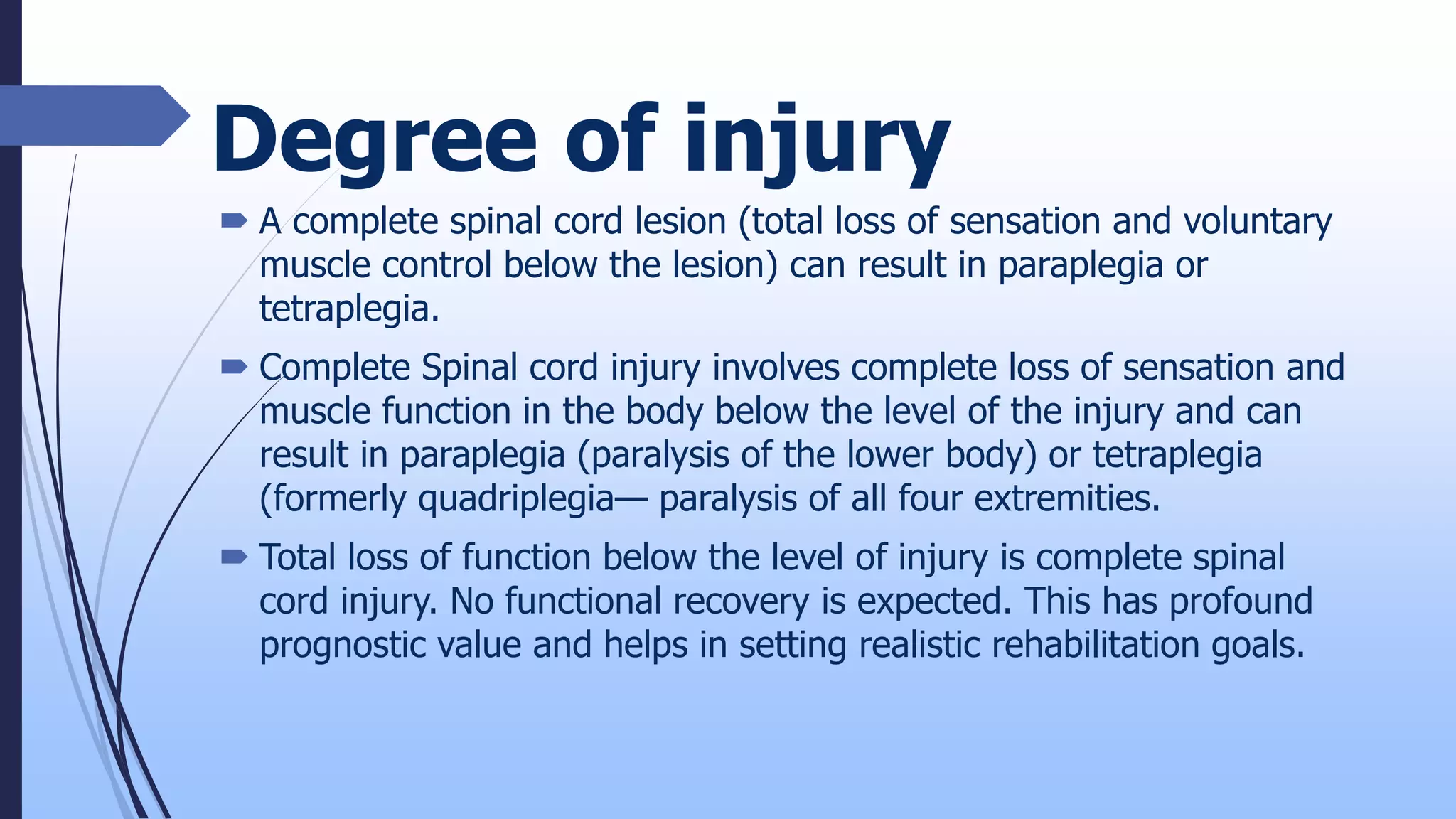 Spinal cord injury [recovered] | PPTX