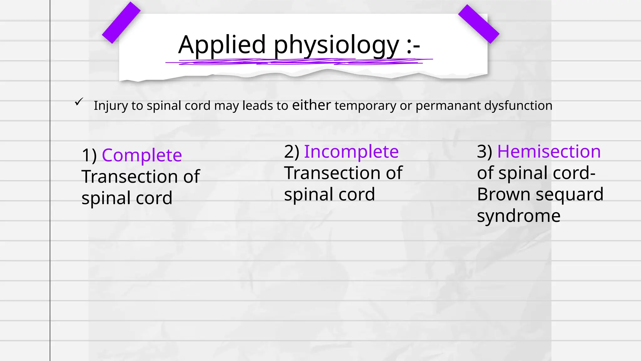 spinal cord anatomy and spinal cord physiology | PPTX
