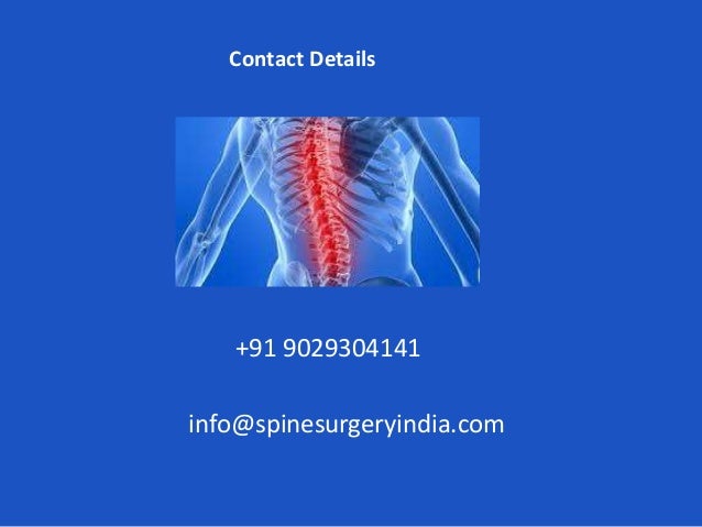Spinal Cord Surgery Cost in India