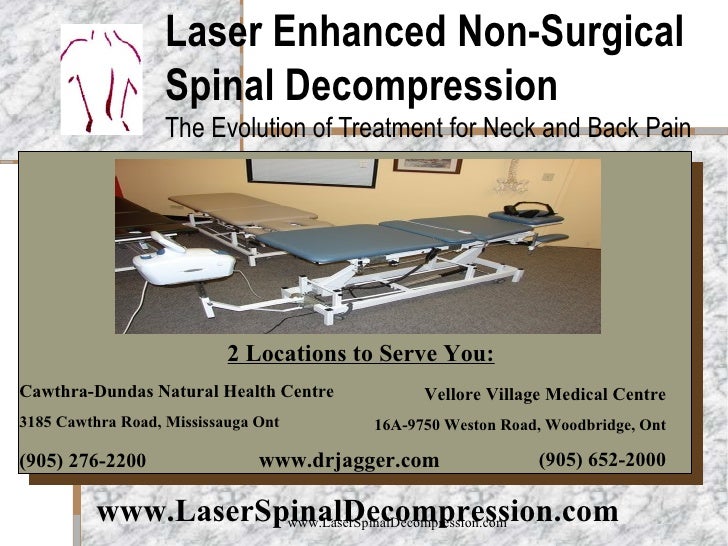 Laser Enhanced Spinal Dr. Mark Jagger