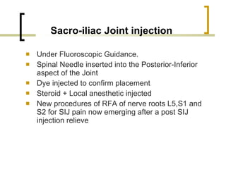 Sidex Inj Spinal Injections | PPT