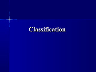 CCllaassssiiffiiccaattiioonn 
 