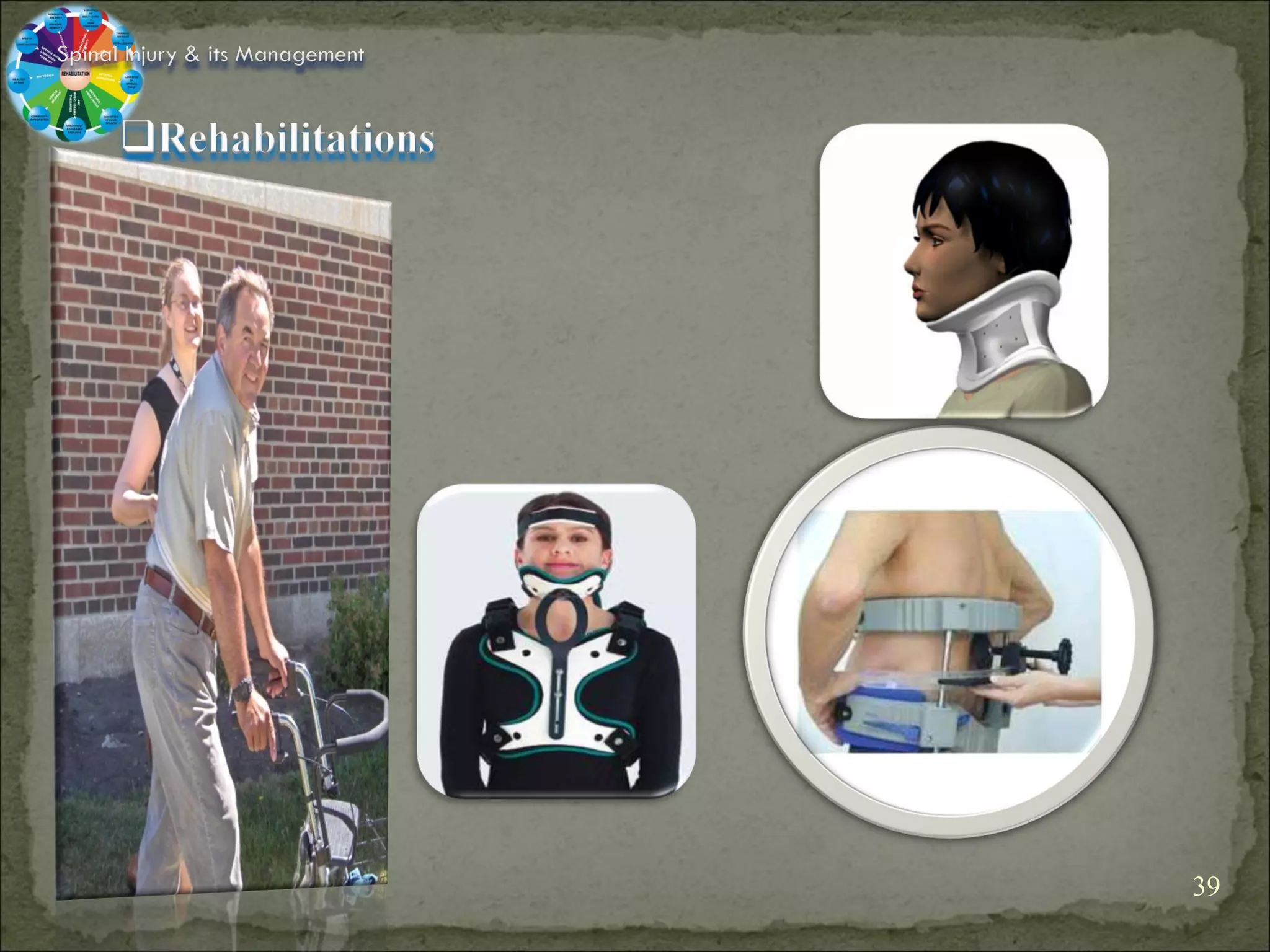 Spinal Injury & its Management




                                 39
 