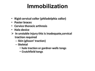 Immobilization
 