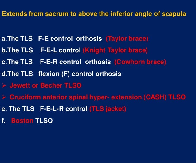 spinal orthosis dr aliaa
