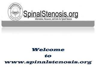 www.spinalstenosis.org
 