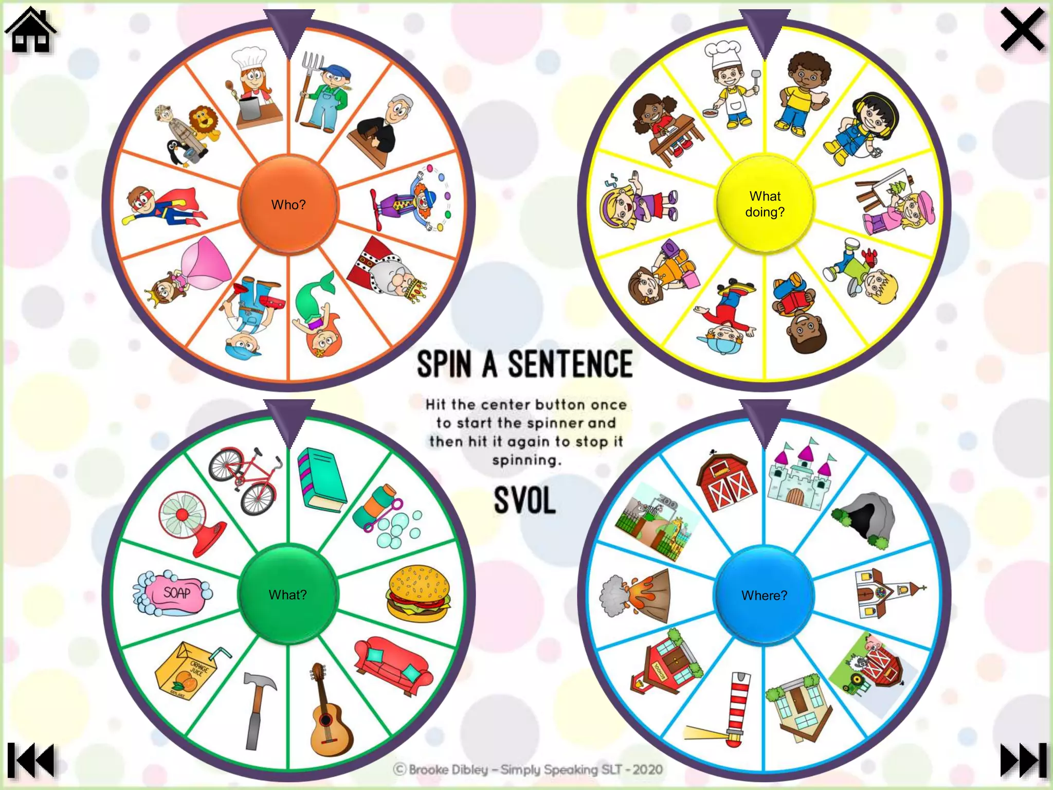 Spin a Sentence | PPSX