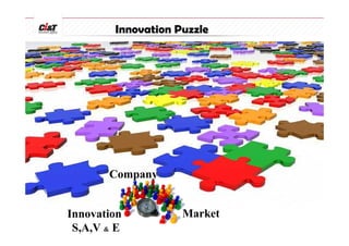 Innovation Puzzle




       Company


Innovation          Market
 S,A,V & E
 