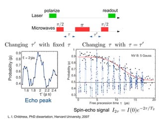 Spin dynamics in diamond NV center | PDF