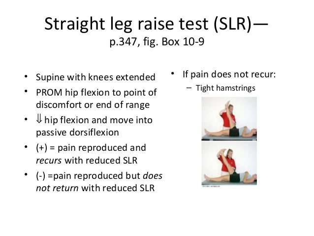 straight leg raise test for sciatica straight leg raise test for sciatica