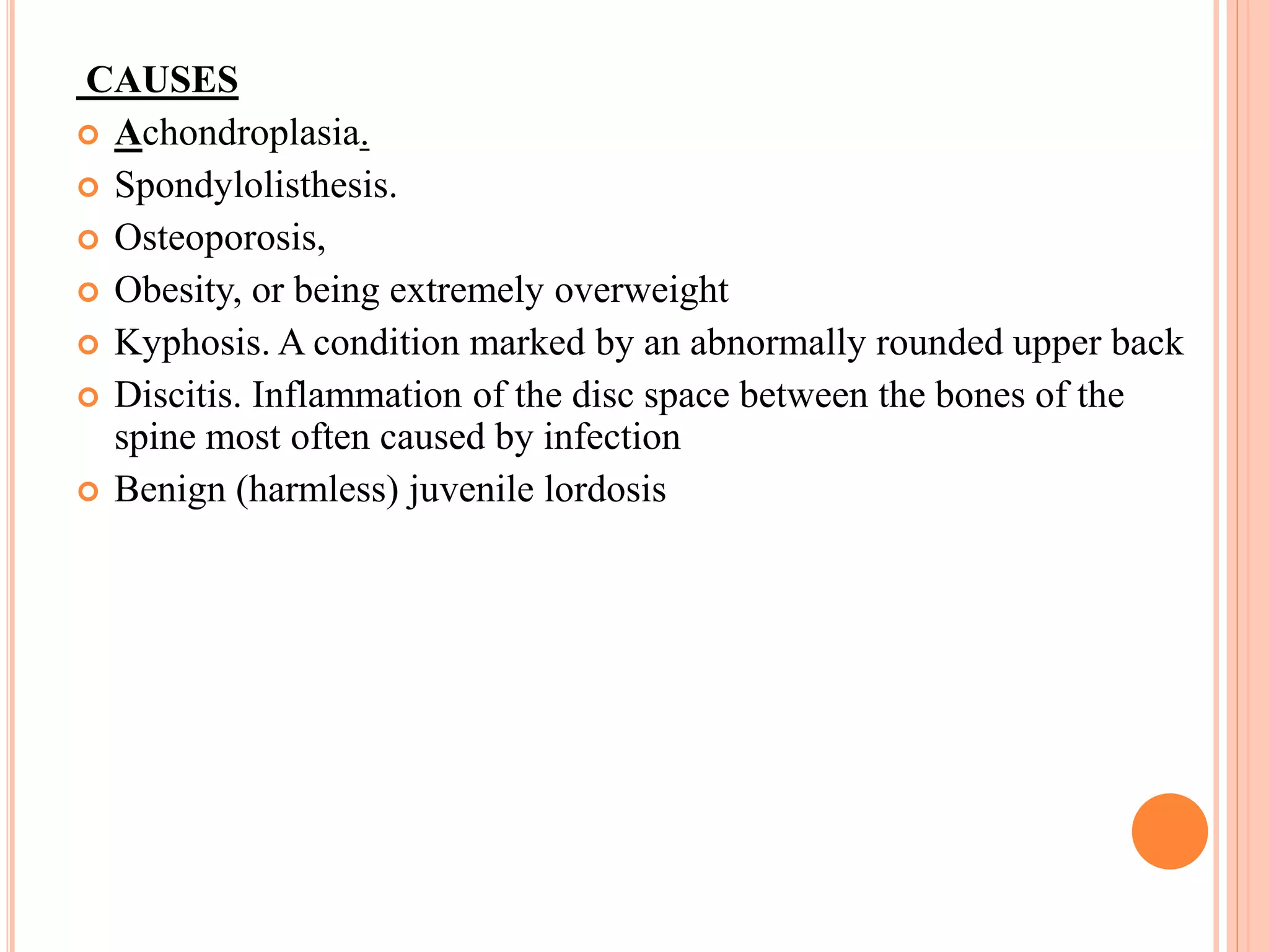 Spine curvature disorders | PPTX