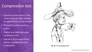 Supine Compression Rotation Test Spine Examination in human body etc.pptx