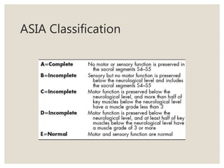 Spine injury | PPT