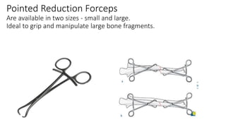 Speedlock bone reduction
forceps
 
