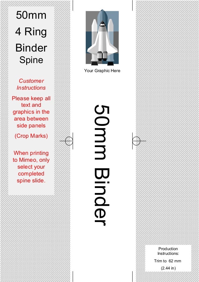 Ring Binder Label Template
