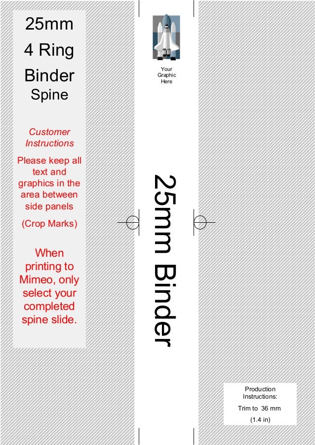 Binder Labels Template