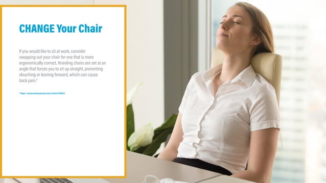 5 Ways to Reduce Neck and Back Pain at Work | PPT