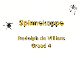 Spinnekoppe Rudolph de Villiers Graad 4 
