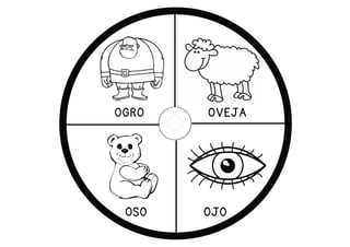 OVEJA
OGRO
OJO
OSO
 