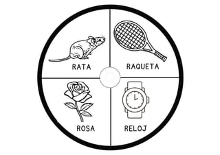 RAQUETA
RELOJ
ROSA
RATA
 