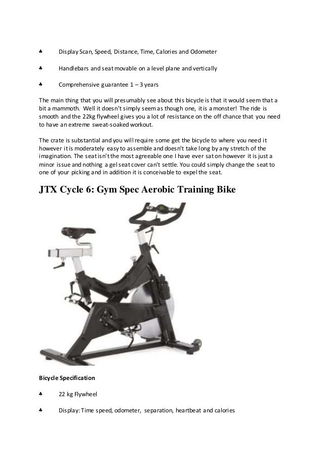 spin bike recommendations
