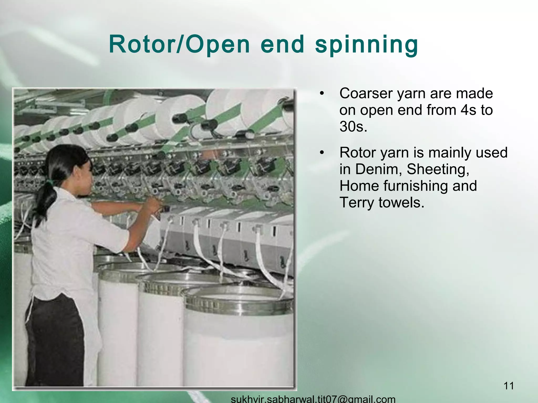 Spinning Presentation By Sukhvir Sabharwal | PPT