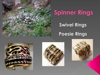 Spinner Rings Swivel Rings Poesie Rings 