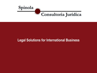 Legal Solutions for International Business 