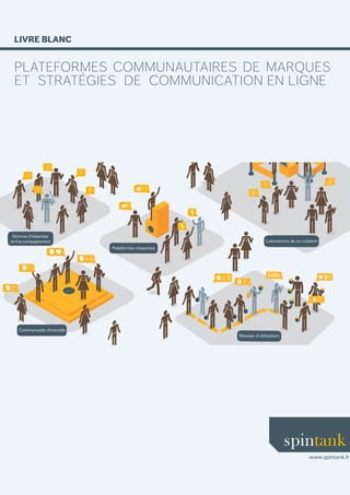 LIVRE BLANC


plateformes communautaires de marques
et stratégies de communication en ligne




                                    www.spintank.fr
 