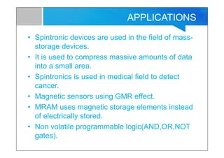 Spintronics | PPT