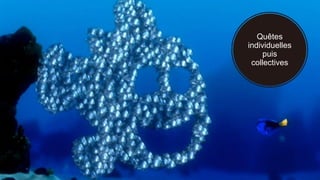 Quêtes
individuelles
puis
collectives
 