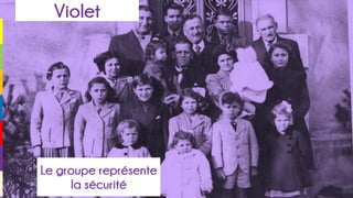Le groupe représente
la sécurité
Violet
 