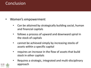 Spiraling up and down: Mapping rural women’s empowerment in Ethiopia