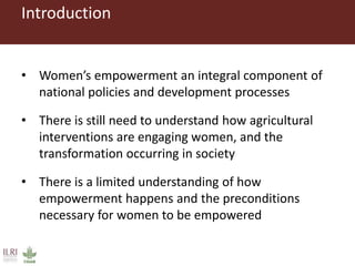 Spiraling up and down: Mapping rural women’s empowerment in Ethiopia