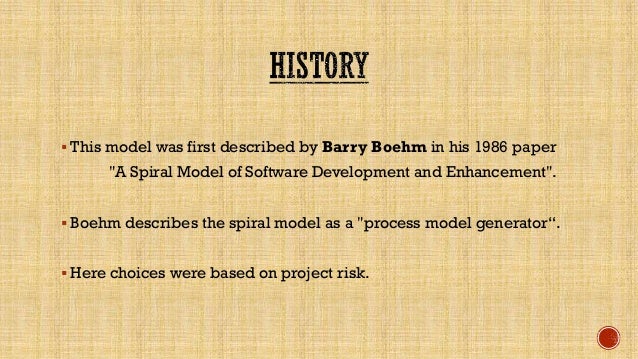 Software development life cycle spiral model